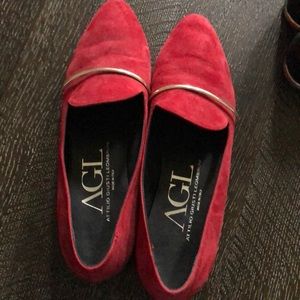 AGL flats size 42. Red Great condition.